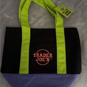 Black and Purple Tote Bag